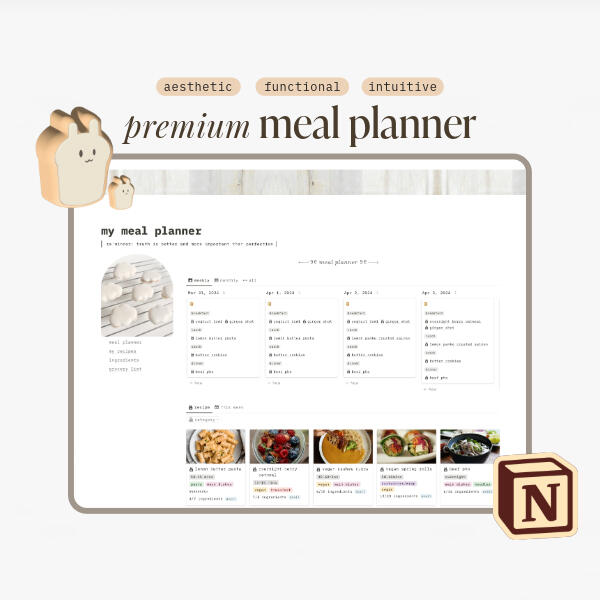 premium meal planner